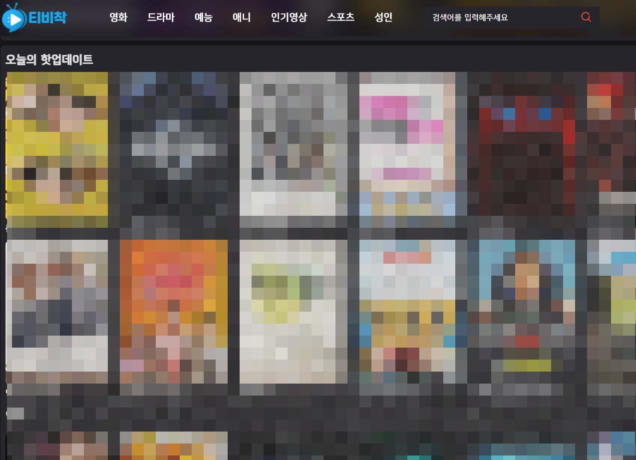 티비착 플랫폼 이미지